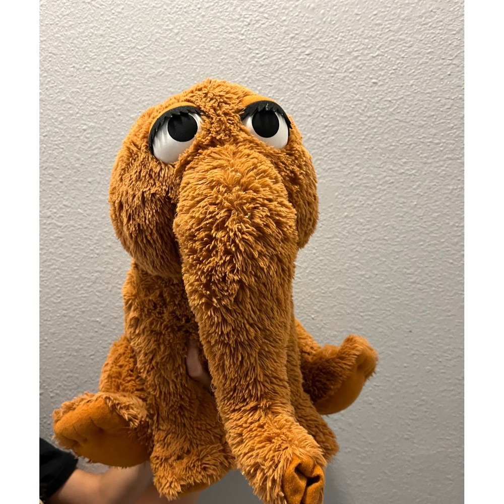 Sesame Street Snuffleupagus Plush Snuffy Brown Shaggy Hasbro 2013 B0034 Toy